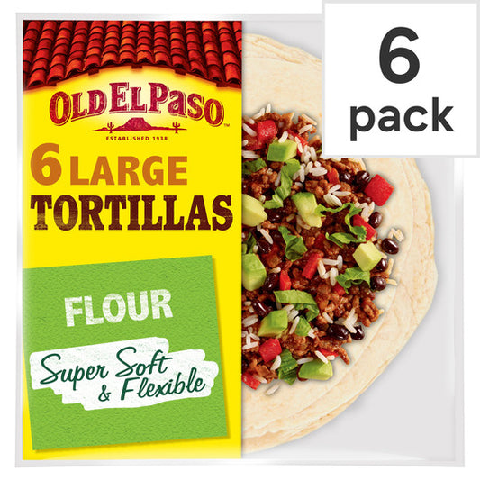 Old El Passo 6 Large Tortilla Wraps